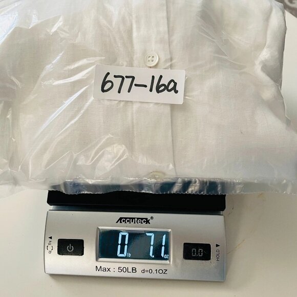 J. Jill Womens White Long Sleeve Lightweight Linen Button Up Shirt Size Large - Picture 11 of 11